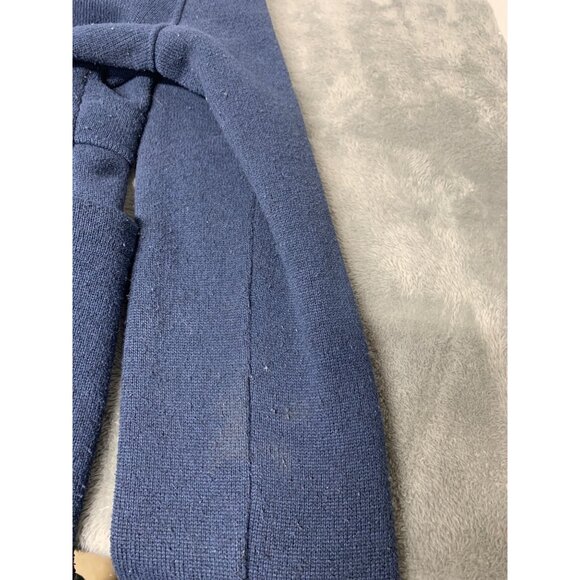 Patagonia Women's Med Navy Blue Double Breasted lined Jacket Cozy Warm Casual - Picture 11 of 15